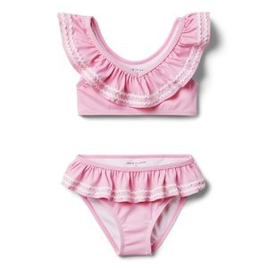 Janie and Jack 7 years old girl’s Barbie style swimming suit new